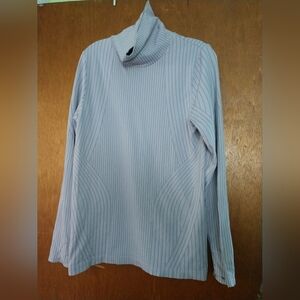 Athleta NWOT Flurry Endeavour Striped Turtleneck Sweater Size XL